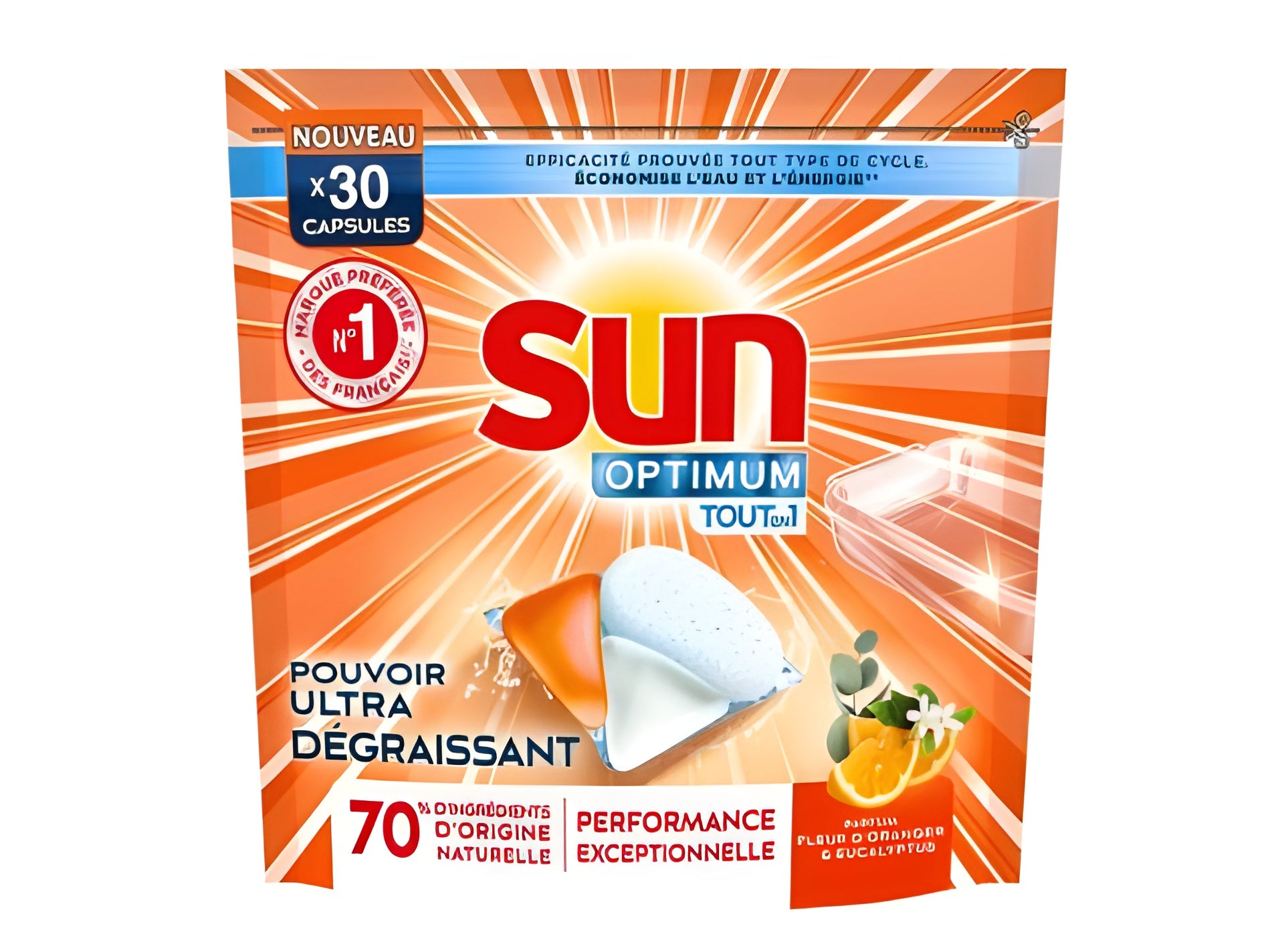 🧡 SUN Optimum Tout en 1 – Fleur d’Oranger & Eucalyptus