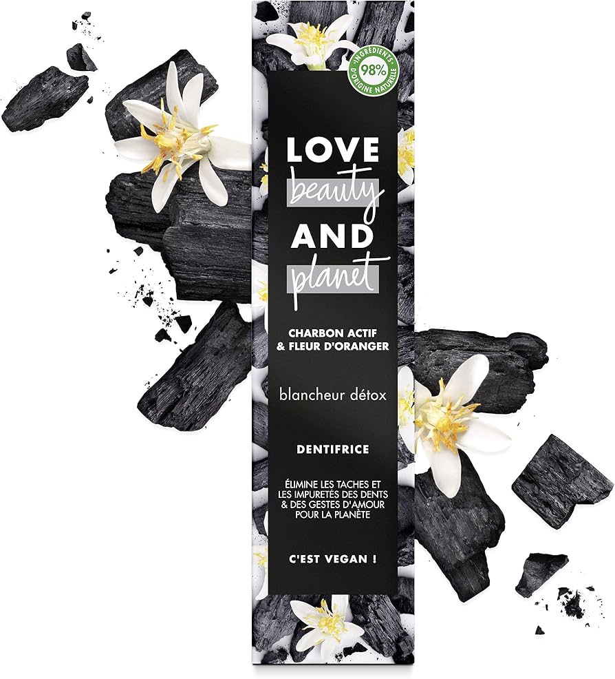 🖤 Charbon actif & fleur d’oranger pour une blancheur détox et une sensation de fraîcheur